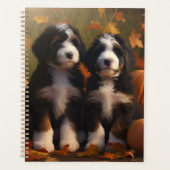 Bernedoodle Puppy Herfst Verrukking Pompoen Planner (Voorkant)
