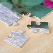 Bernedoodle puppy in petunia's legpuzzel (Zijkant)