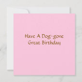 Bernedoodle puppy in petunias Verjaardag Kaart (Achterkant)