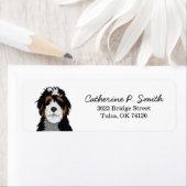 Bernedoodle Return Address Label (Insitu)