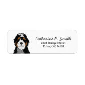 Bernedoodle Return Address Label (Voorkant)