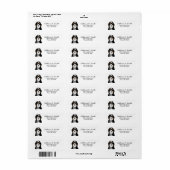 Bernedoodle Return Address Label (Full Sheet)