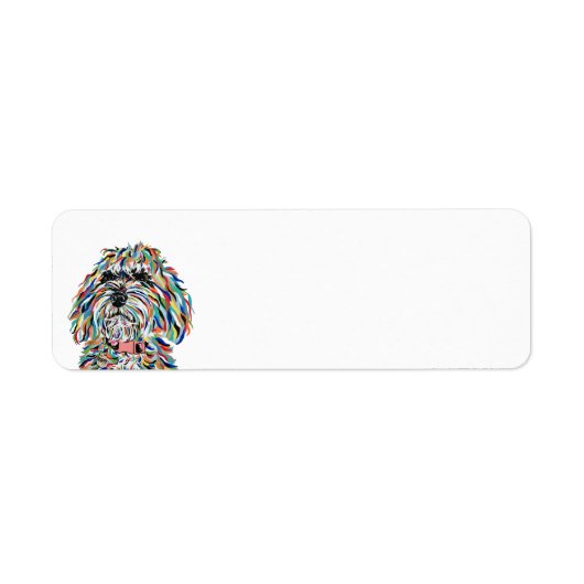 Bernedoodle Return Address Label (Voorkant)