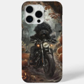 Bernedoodle Rijden Motorfiets Halloween Eng Case-Mate iPhone Case (Achterkant)