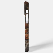 Bernedoodle Rijden Motorfiets Halloween Eng Case-Mate iPhone Case (Achterkant / Links)