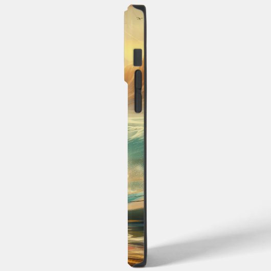 Bernedoodle Strand Surfen Schilderij Case-Mate iPhone Case (Achterkant / Links)