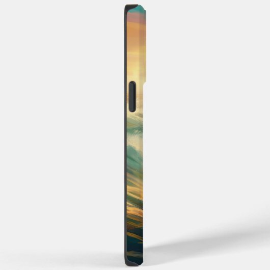 Bernedoodle Strand Surfen Schilderij Case-Mate iPhone Case (Achterkant / Rechts)