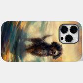 Bernedoodle Strand Surfing Schilderij Case-Mate iPhone Case (Achterkant (horizontaal))