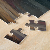 Bernedoodle Strand Surfing Schilderij Legpuzzel (Zijkant)