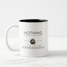 Bernedoodle tweekleurige Mok