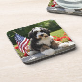 Bernedoodle USA Onderzetters (Linkerzijde)