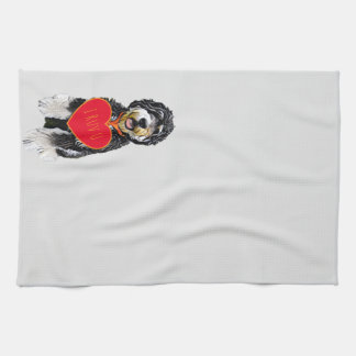 Bernedoodle Valentijn Kitchen Towel Theedoek