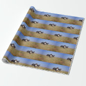 berner berg hond groep tweede cadeaupapier (Uitgerold)