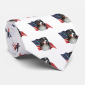 Berner Berg Hond Vlag Stropdas (Opgerold)