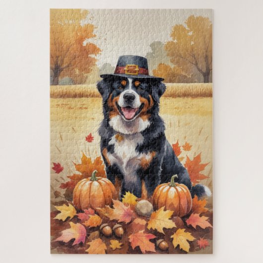 Berner Berg in de herfst verlaat Thanksgiving kuns Legpuzzel (Verticaal)