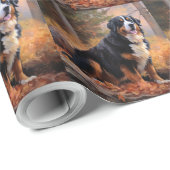 Berner berg in herfst laat Herfst inspireren Cadeaupapier (Rol Hoek)