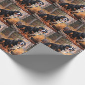 Berner berg in herfst laat Herfst inspireren Cadeaupapier (Hoek)