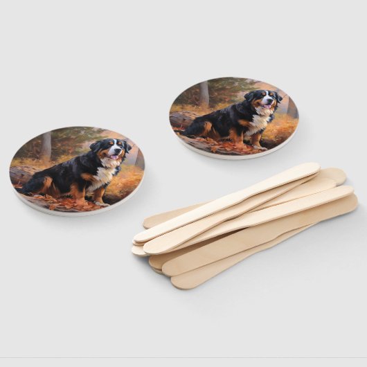 Berner berg in herfst laat Herfst inspireren Handwaaier (Niet-gemonteerd)