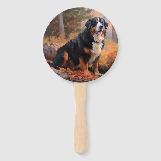 Berner berg in herfst laat Herfst inspireren Handwaaier (Voorkant)