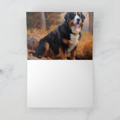 Berner berg in herfst laat Herfst inspireren Kaart (Binnen)