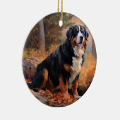 Berner berg in herfst laat Herfst inspireren Keramisch Ornament (Rechts)