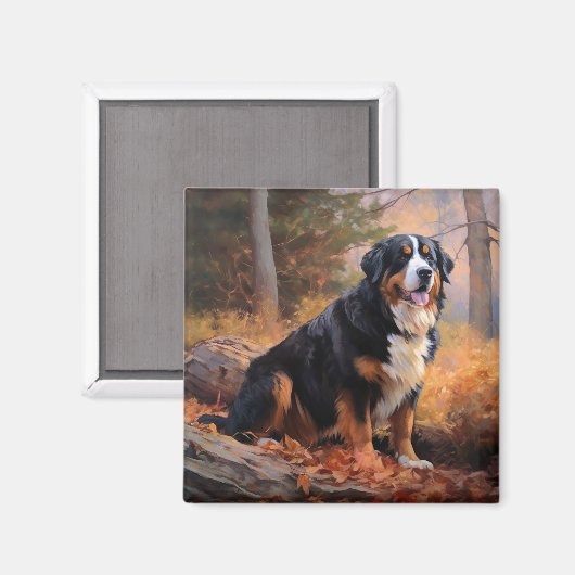 Berner berg in herfst laat Herfst inspireren Magneet (Voorkant / Achterkant)