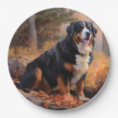 Berner berg in herfst laat Herfst inspireren Papieren Bordje (Voorkant)