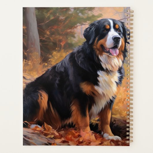 Berner berg in herfst laat Herfst inspireren Planner (Achterkant)
