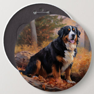 Berner berg in herfst laat Herfst inspireren Ronde Button 6,0 Cm