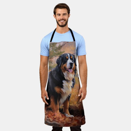 Berner berg in herfst laat Herfst inspireren Schort (Gedragen)