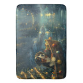 Berner Berg Kerst Feestelijke reis Badmat (Voorkant Verticaal)