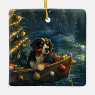 Berner Berg Kerst Feestelijke reis Keramisch Ornament