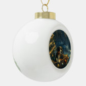 Berner Berg Kerst Feestelijke reis Keramische Bal Ornament (Links)