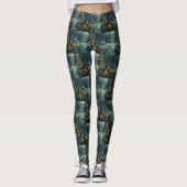 Berner Berg Kerst Feestelijke reis Leggings (Voorkant)