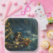 Berner Berg Kerst Feestelijke reis Papieren Bordje (Feest)