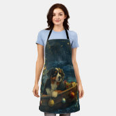 Berner Berg Kerst Feestelijke reis Schort (Gedragen)