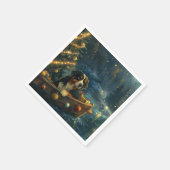 Berner Berg Kerst Feestelijke reis Servet (Hoek)