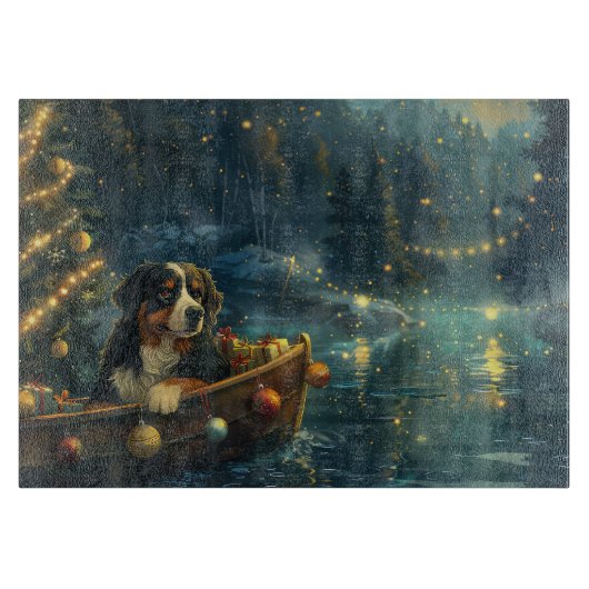 Berner Berg Kerst Feestelijke reis Snijplank (Voorkant)