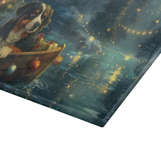 Berner Berg Kerst Feestelijke reis Snijplank (Hoek)