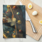 Berner Berg Kerst Feestelijke reis Theedoek (Quarter Fold)