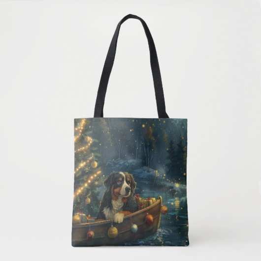 Berner Berg Kerst Feestelijke reis Tote Bag (Voorkant)