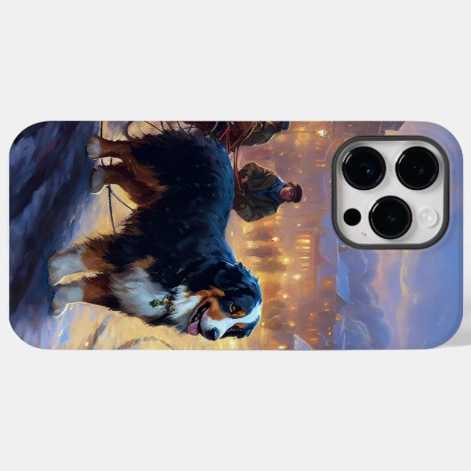 Berner Berg Kerstfeest Seizoen Case-Mate iPhone Case (Achterkant (horizontaal))