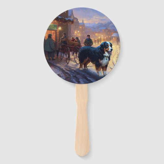 Berner Berg Kerstfeest Seizoen Handwaaier (Voorkant)