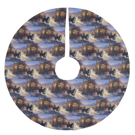 Berner Berg Kerstfeest Seizoen Kerstboom Rok (Voorkant)