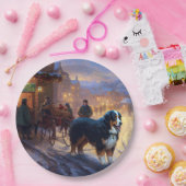 Berner Berg Kerstfeest Seizoen Papieren Bordje (Feest)