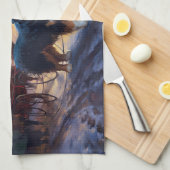 Berner Berg Kerstfeest Seizoen Theedoek (Quarter Fold)