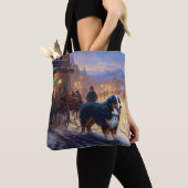 Berner Berg Kerstfeest Seizoen Tote Bag (Dichtbij)