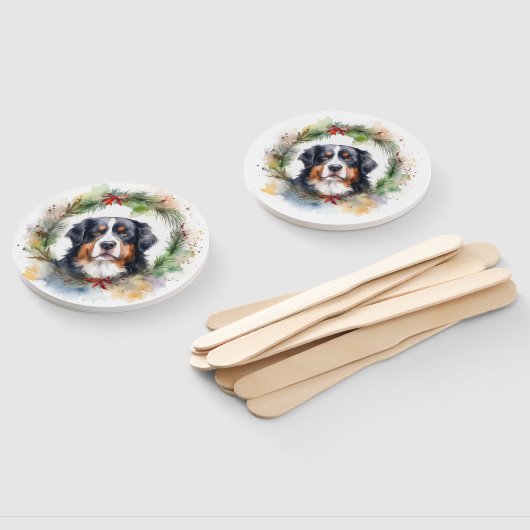 Berner Berg Kerstkrans Feestelijke Pup Handwaaier (Niet-gemonteerd)