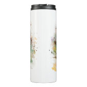 Berner Berg Kerstkrans Feestelijke Pup Thermosbeker (Achterkant)