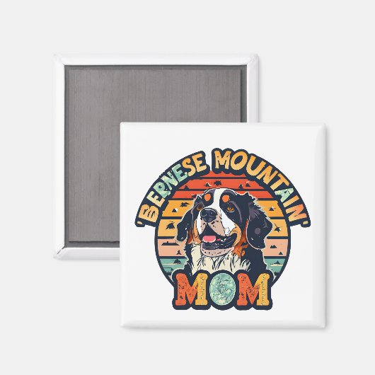 Berner Berg Mam: Waar Liefde en Stijl Botsen Magneet (Voorkant / Achterkant)